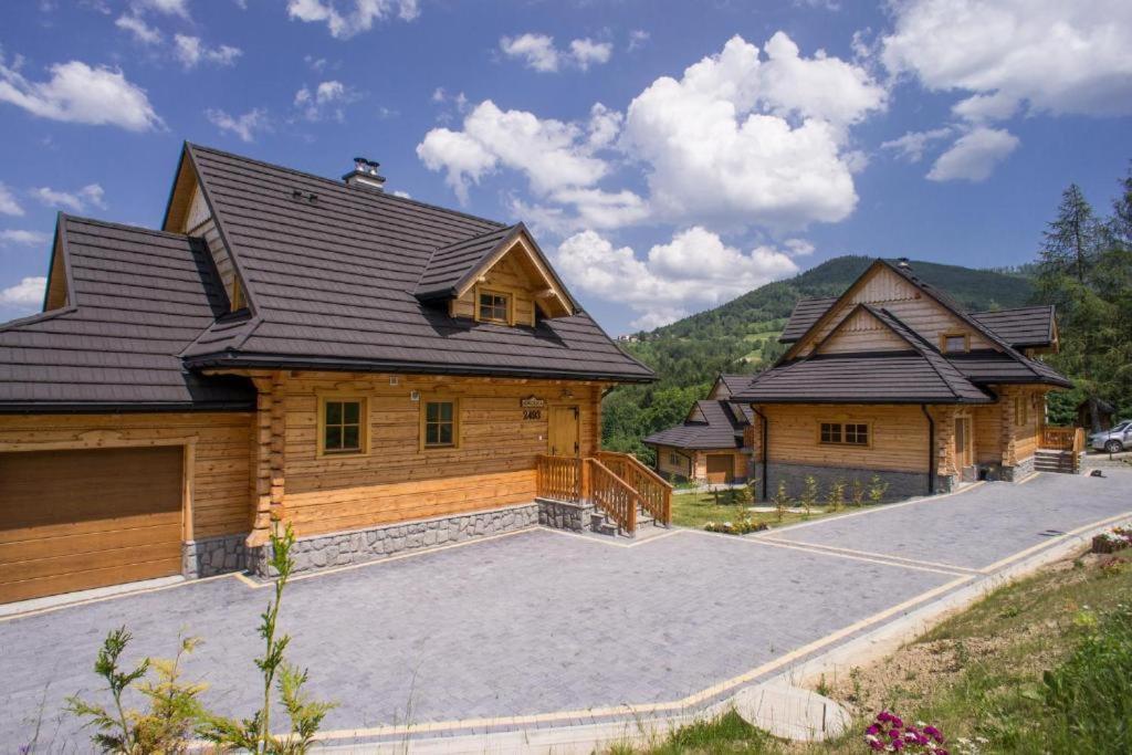Mosorny Park Drewniane Komfortowe Domki Caloroczne Zawoja Exterior foto