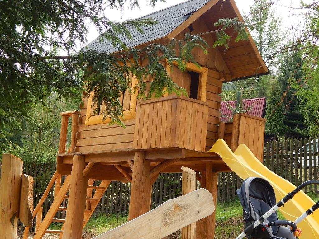 Mosorny Park Drewniane Komfortowe Domki Caloroczne Zawoja Exterior foto